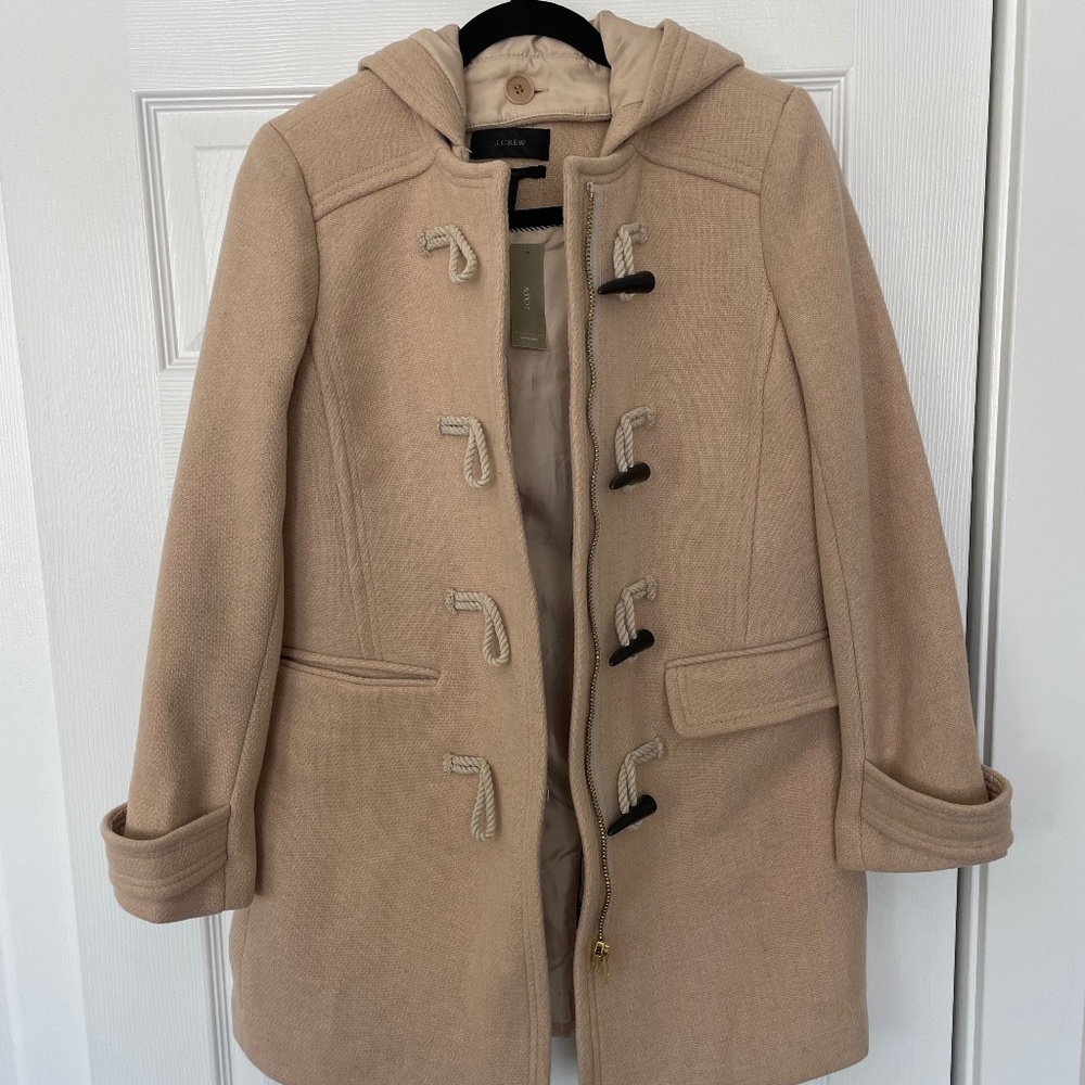 J. Crew Italian Wool Toggle Coat